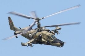 Útočná helikoptéra Kamov (ilustrační obrázek).